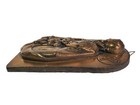 Holy Family Wall Plaque Irish Celtic Art Studio  Bronze Finish Decor