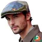 Newsboy Flat Cap  100  Irish Wool - Made In Ireland X-large Multicolor