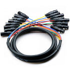 M f 4-6-8 Channel Snake Cable Pairs Male To Female 3 Pin Xlr Balanced Audio Cord