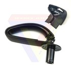     Black Rear Seat Belt Guide W  Buckle Cap For Mercedes W222 S-class 14-19