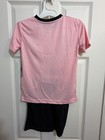 Messi Collection Kids Soccer Jersey And Shorts Set Pink Black Size 5 Nwt Sporty