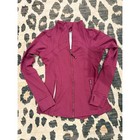 Lululemon Define Jacket Women s Burgundy Full Zip Stand Collar Size M