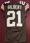 Justin Gilbert Cleveland Browns Nfl Game Used Jersey Worn 10 5 14 Win Vs Titans