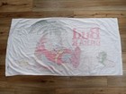 Rare Vintage Budweiser  Bud Man  bud Break  Beach Towel 27   51  1989