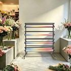 Large Paper Roll Holder  Mobile Rolling Organizer  Paper Roll Dispenser W  8rods