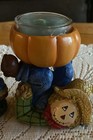 2 Yankee Candle Scarecrow Wagon Tealight   Scarecrow Pumpkin 2 Tea Lights