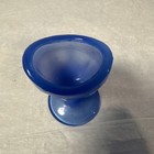Vintage Antique Blue Opalescent  Glass Eye Wash Cup Medical Optical Rare