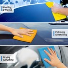 Microfiber Cleaning Cloths 100 Pack 11 5 X 11 5 Lint Free Shop Towels Car Home