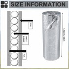 Single Bubble Radiant Barrier Insulation Reflective Foil-bubble 4x50ft 200 Sqft