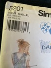 Vintage Simplicity 5201  New Daisy Kingdom Back Wrap Aprons Sizes S - Xl
