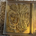 Antique Letterpress Printing Blocks Industrial Plates Brass Antique New York