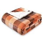  Buffalo Plaid Sherpa Fleece Throw Blanket  Double-sided Checkered Super Soft 