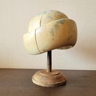 Vintage Millinery Hat Block Wooden Supplies Form Antique Mold Wood Shape