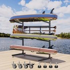 Upgrade 59    W Outdoor Indoor Kayak Storage Rack With 3 Levels Kayak Rack