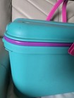 Eagle Craftstor Craft Sewing Tote Storage System Organizer Teal Pink Purple 19in