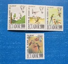 Ecuador Stamps  Scott 1382-1383 Complete Set Mlh  Folded