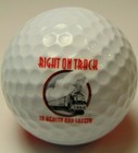 Rare Kmc Railroad Vintage Ping Golf Ball Ping Two Tone Golf Ball Ping Eye 2 Red