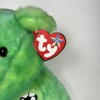 Vintage Ty Beanie Baby Kicks The Bear Retired 1998 Plush Toy With Tag Stuffed