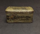 Antique Tin American Tobacco Co  Maryland Club Mixture Virginia Louisiana