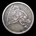 1837 Seated Liberty Half Dime Silver ----nice Rare Coin  ----  kk205
