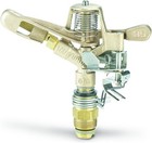 Brass Impact Sprinkler  Adjustable 0   - 360   Pattern  30  - 50  Spray Distance