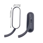 Black Motorcycle Mini Oval Mirrors For Harley Davidson V Rod Night Rod Special