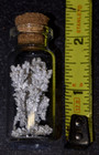10  Grams Ultra Pure Silver Crystalline  999  Fine Nugget In Display Glass Vial