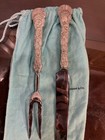 Tiffany   Co Sterling Silver 2 Pc Serving Set    turkey Design   