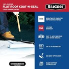 Gardner 4 75 Gal  Flat Roof Coat-n-seal Liquid Rubber Coating