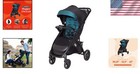 Compact Tango Stroller With Infant Car Seat  Oversized Canopy   Storage Basket