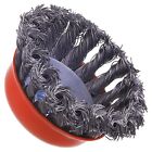 4 Pack 4  Cup Knotted Wire Wheel Angle Grinder Brush 5 8 Inch-11 Threaded Arbor