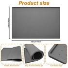 Silicone Ice Maker Mat 19 x12  - Waterproof Countertop Pad W raised Edge Non-sli