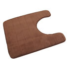 U-shaped Non Slip Absorbent Thick Floor Carpet Bath Mat Bathroom Sink Toilet Us