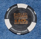 Harley-davidson Ventura Camarillo Ca 1903-2013 110th Anniversary Poker Chip