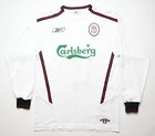 Liverpool 2003 2005 Away  17 Gerrard Shirt Jersey Long Sleeve Reebok Men S Small