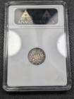1862 Silver Three Cent - Anacs Soapbox Ef40 - Ships Free 