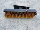 60    Manual Angle Sweeper Broom Attachment Fits Skid Steer Loader Quick Attach