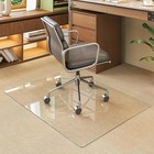 36 1  X 46  Heavy Duty Hard Tempered Glass Mat Glass Chair Mat clear
