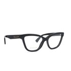 New Gucci Gg1589o 001 Eyeglasses Black Butterfly Frame 55-16-145 Authentic