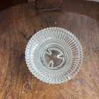 Vintage Clear Bottom For Fairy Lamp Works With Fenton  Ribbed Glass