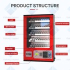 5 Slot Snack Vending Machine For Food drink snack Wall Mounted Money Making
