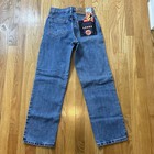 Nwt Vintage 1996 Boys 90 s Levi   s 562 Loose Fit Jeans Size 14 Orange Tab 25 X 27