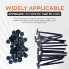50 100pcs Nylon Cable Zip Ties Self-locking Heavy Duty Wire Fastener Clips