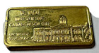 Silver 1 Oz 24k Gold Stain 999 Fine Silver Nevada 36th State Silver Bar