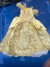 Disney Princess Dress Belle Beauty   The Beast Costume Pretend Girls Large 4-6x