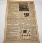 Original Vintage August 17 1945 Vj Day The Fighter Army Air Field Newspaper Tex