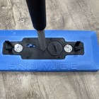 Snow Joe Broom And Ice Scraper For Snow Removal With Foam Brush Extendable 52   