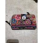 Vera Bradley Wallet Zip Around Organizer Colorful Floral Print