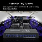 7 Band 1 2 Din Graphic Car Audio Equalizer 6ch Front rear sub Aux Output R9l5