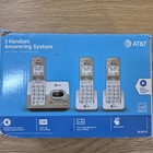 At t El52313 3 Handset Cordless Answering System White Caller Id Call Waiting